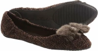 Μπαλαρίνα γυναικεία Footzyfolds Buclet Brown 925578