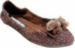 Μπαλαρίνα γυναικεία Footzyfolds Buclet Brown 925578