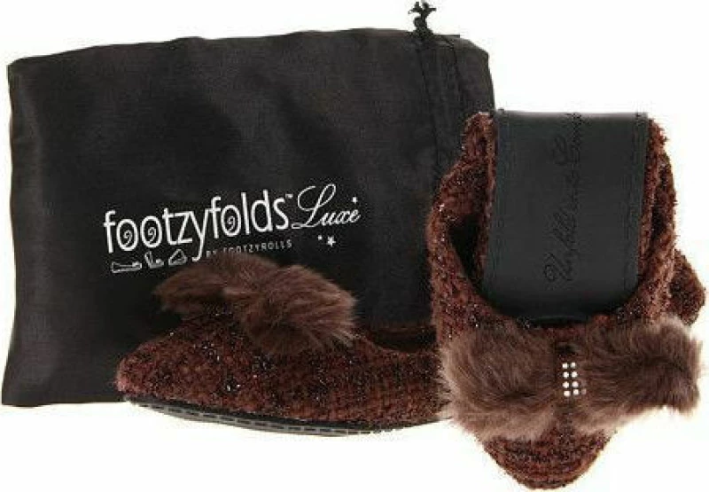 Μπαλαρίνα γυναικεία Footzyfolds Buclet Brown 925578