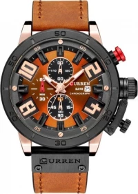 Ανδρικό Ρολόι Curren 8312 με χρονογράφους Brown
