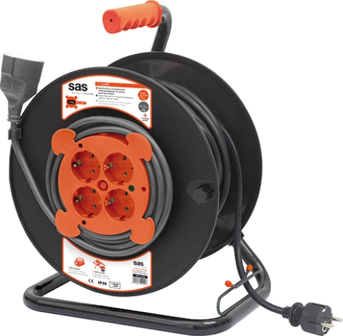 SAS REEL ΧΤRΑ 25m 3x1.5mm² Μαύρο
