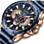 Curren 8363 Rose Gold/Blue