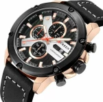 Curren 8308 Black / Rose Gold