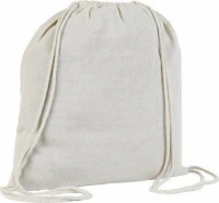 Ubag Denver Τσάντα Ώμου Με Κορδόνια 100% Βαμβάκι 110Grs. 37 X 41Εκ. Natural