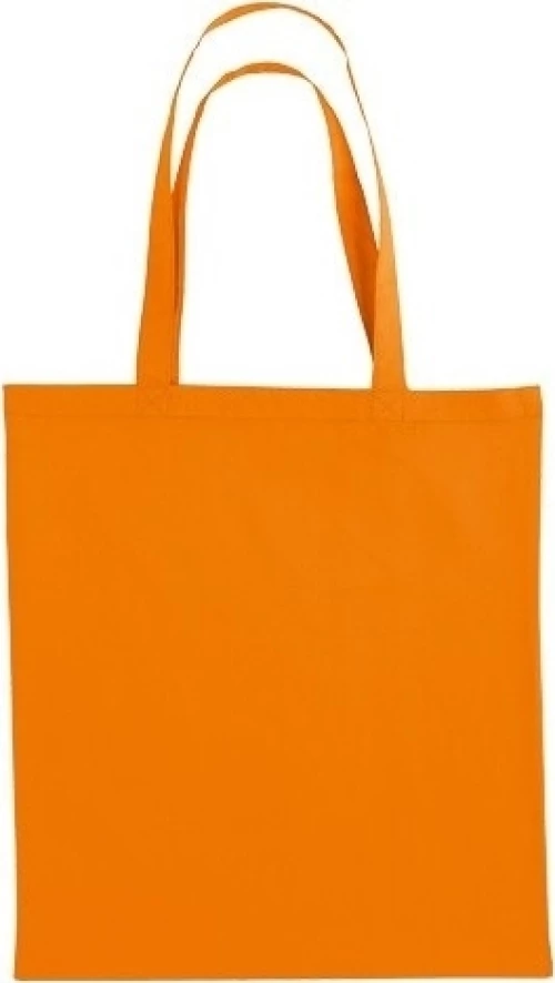 Ubag Cancun Τσάντα Αγοράς 42X38Cm 100% Βαμβάκι Με Μακριά Χερούλια Orange