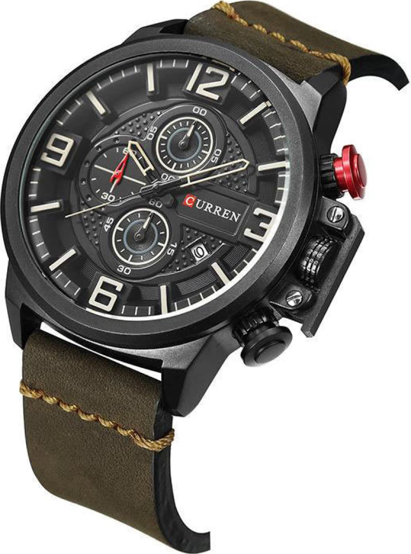 Curren 8278 Green / Black
