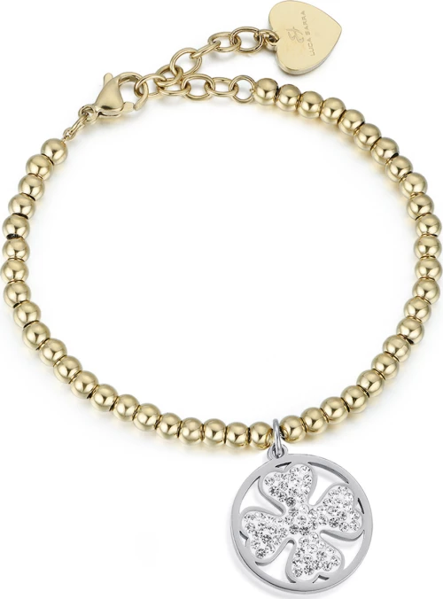 Luca Barra Γυναικείο Βραχιόλι από Ατσάλι Επιχρυσωμένο