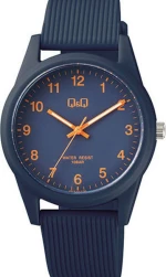 Q&Q Vs12J012Y Blue Rubber Strap