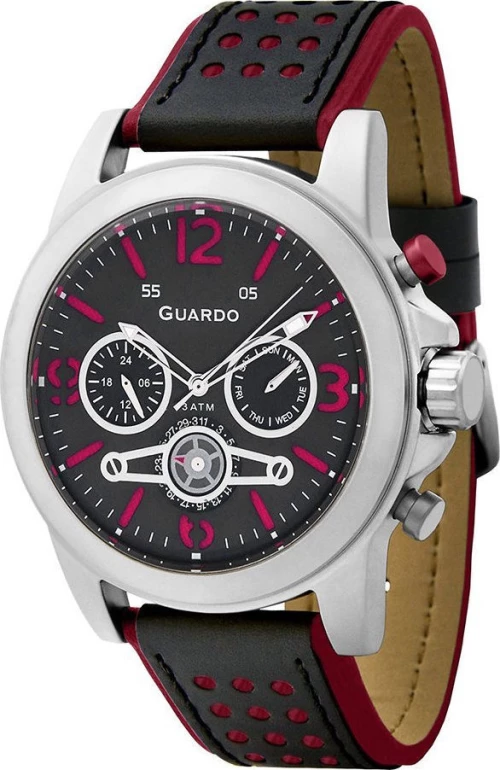 Guardo 111776 Black Leather Strap