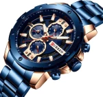 Ανδρικό Ρολόι Curren 8336 με χρονογράφους Blue