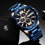 Ανδρικό Ρολόι Curren 8336 με χρονογράφους Blue