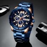 Ανδρικό Ρολόι Curren 8336 με χρονογράφους Blue