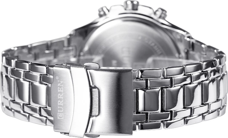 Curren 8023 Silver / White / Rose Gold