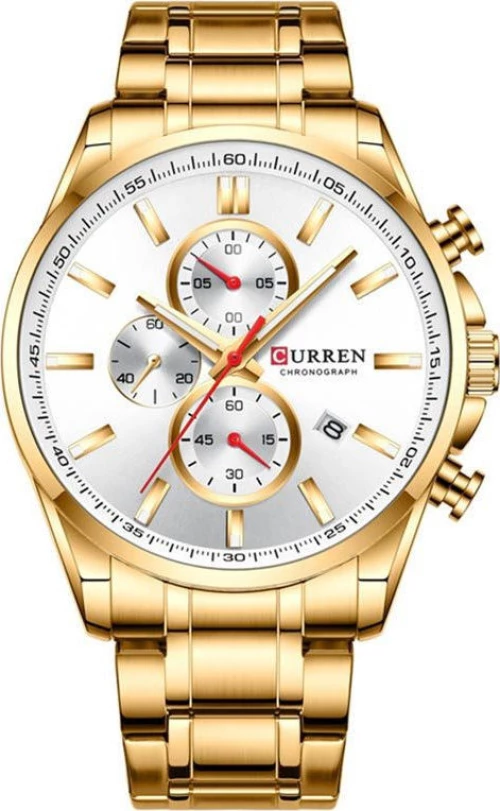 Ανδρικό Ρολόι Curren 8368 με χρονογράφους Gold