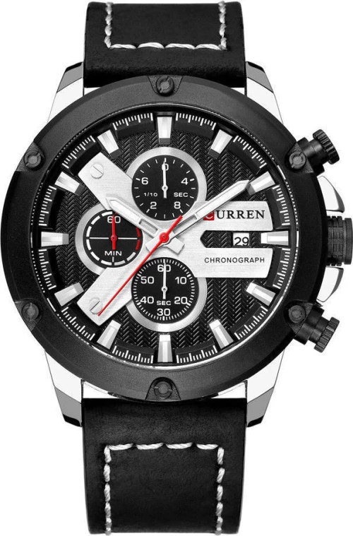 Curren 8308 Black / Silver