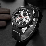 Curren 8308 Black / Silver