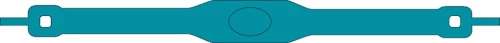 Shoeps Elastic Laces Aqua Blue