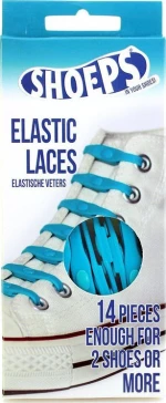 Shoeps Elastic Laces Aqua Blue