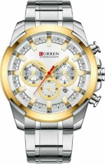 Ανδρικό Ρολόι Curren 8361 με χρονογράφους Silver-White