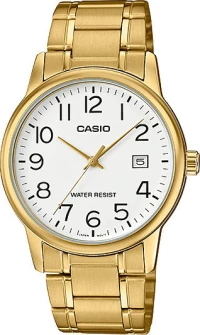 Casio Ρολόι με Μεταλλικό Μπρασελέ σε Χρυσό χρώμα