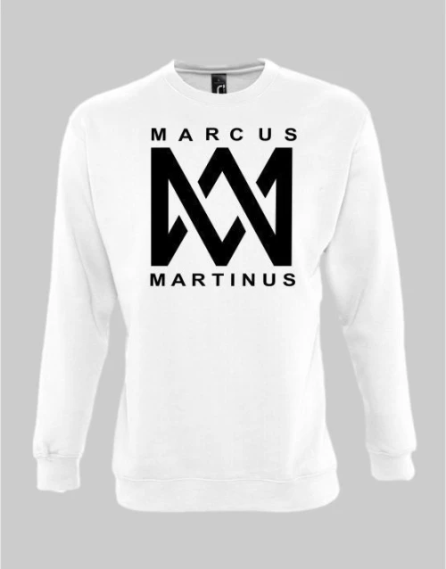 MARCUS & MARTINUS sweatshirt - WHITE