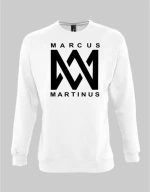 MARCUS & MARTINUS sweatshirt - WHITE