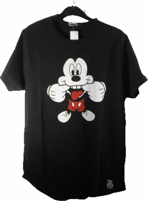 Μπλουζάκι ανδρικό κοντομάνικο MICKEY ΜΧ811 Μαύρο
