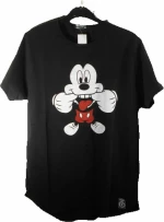 Μπλουζάκι ανδρικό κοντομάνικο MICKEY ΜΧ811 Μαύρο