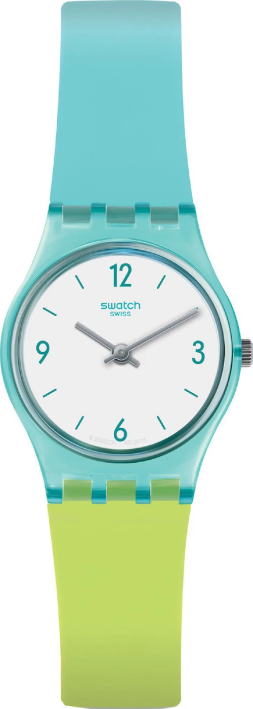 Swatch Mentalo Ll122 Two Tone Silicone Strap