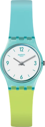 Swatch Mentalo Ll122 Two Tone Silicone Strap
