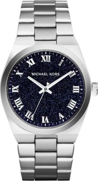 Michael Kors Channing Midnight Blue Shimmer Dial Stainless Steel Ladies