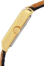 Casio Collection Brown Leather Strap Ltp-1234Pgl-7Aef