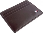 Tommy Jeans Men'S Leather Card Holder Am0Am00653-041 Brown