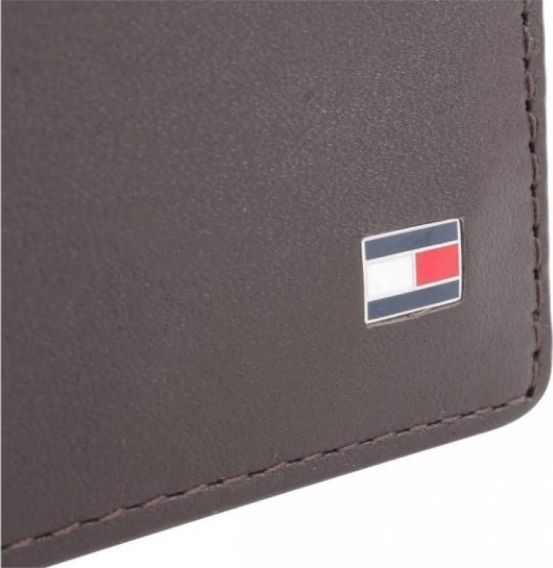 Tommy Jeans Men'S Leather Card Holder Am0Am00653-041 Brown