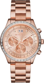 Michael Kors Brinkley Chronograph Rose Dial Ladies Watch Item No. Mk6204