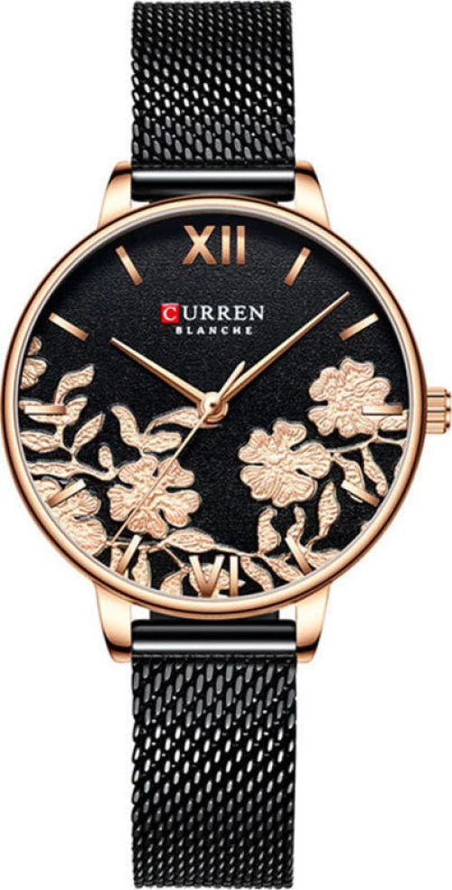 Curren 9065 - Ατσαλι Μαυρο