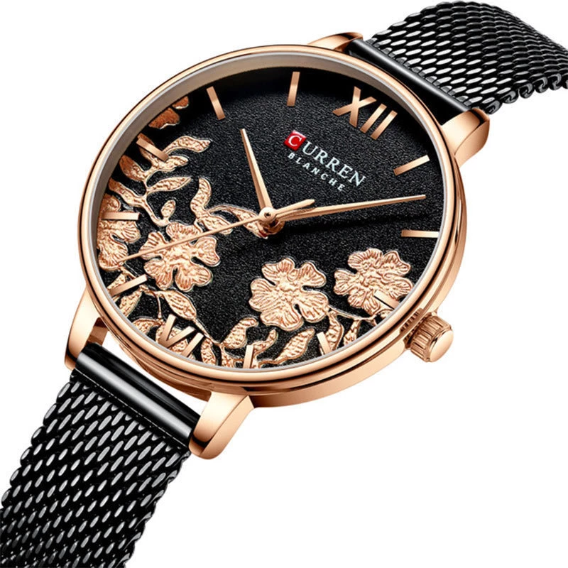 Curren 9065 - Ατσαλι Μαυρο