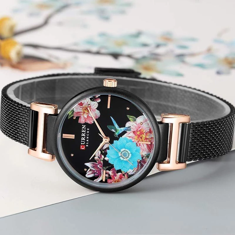 Γυναικείο Ρολόι Curren 9053 Black