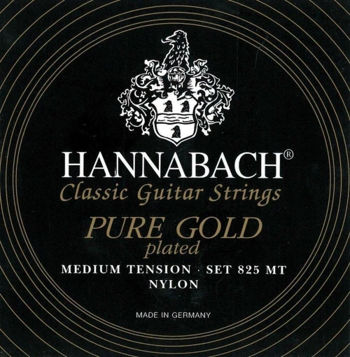 Hannabach Pure Gold Plated Medium Tension