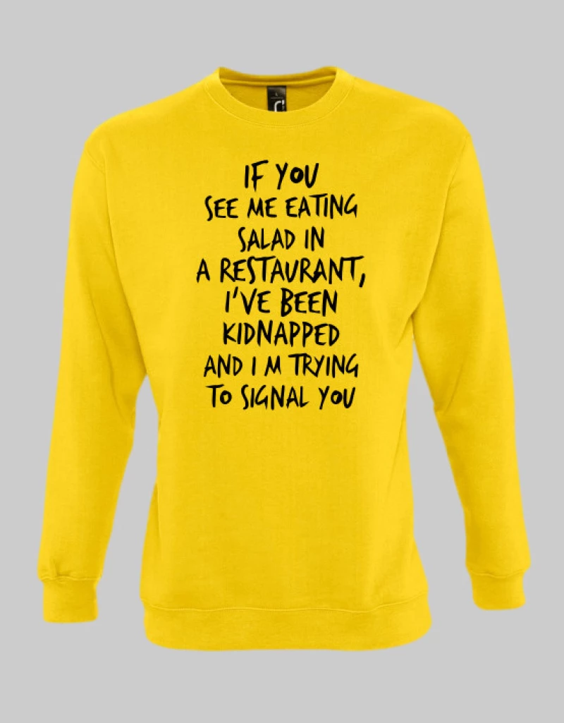 Kidnapped Sweatshirt - WHITE