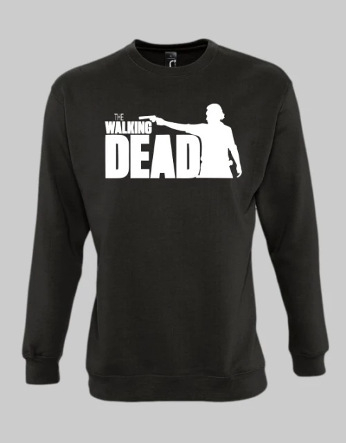 The walking dead sweatshirt - BLACK
