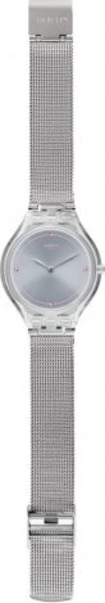 Swatch Skinstones Svok105M Silver Stainless Steel Bracelet