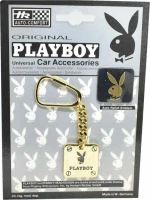 Μπρελοκ Τετραγωνο Χρυσο Play Boy