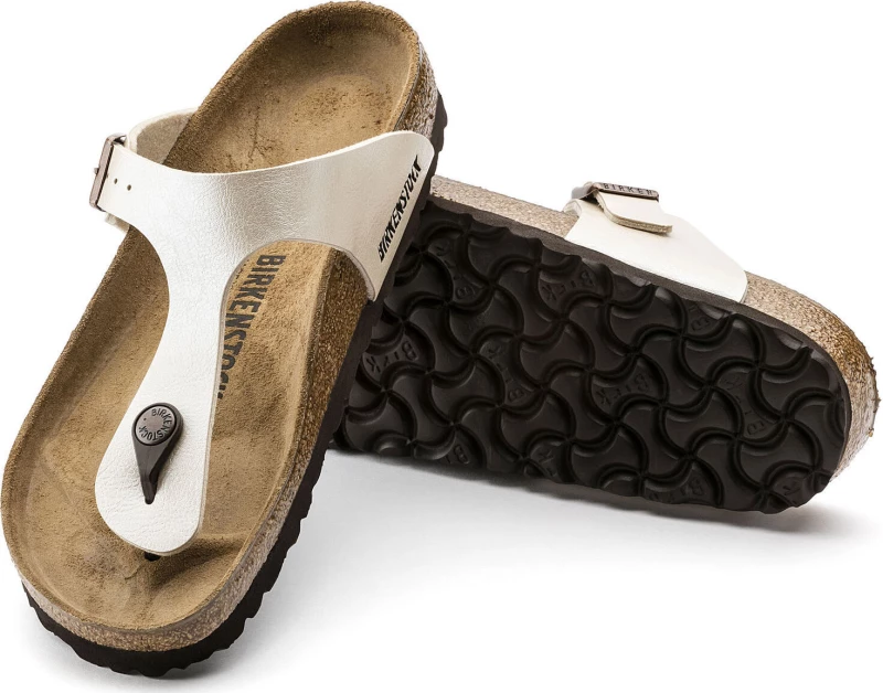 Birkenstock Gizeh Regular Graceful Pearl White