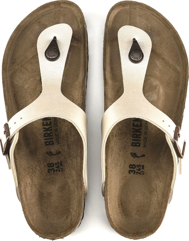 Birkenstock Gizeh Regular Graceful Pearl White
