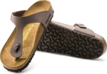 Birkenstock Gizeh Birko-Flor Nubuck Regular Fit Mocca