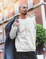 Travelholic Φούτερ - WHITE