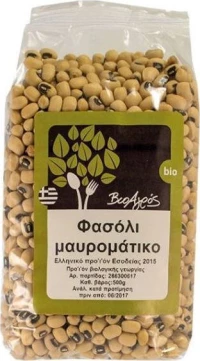 Βιο Αγρός Φασόλια Μαυρομάτικα 500gr