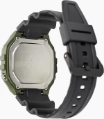 Casio Collection Black Rubber Strap W-218H-3Avef