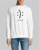 You Decide sweatshirt - WHITE